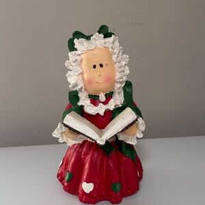 Christmas Festive Red and Green Holiday Figurine